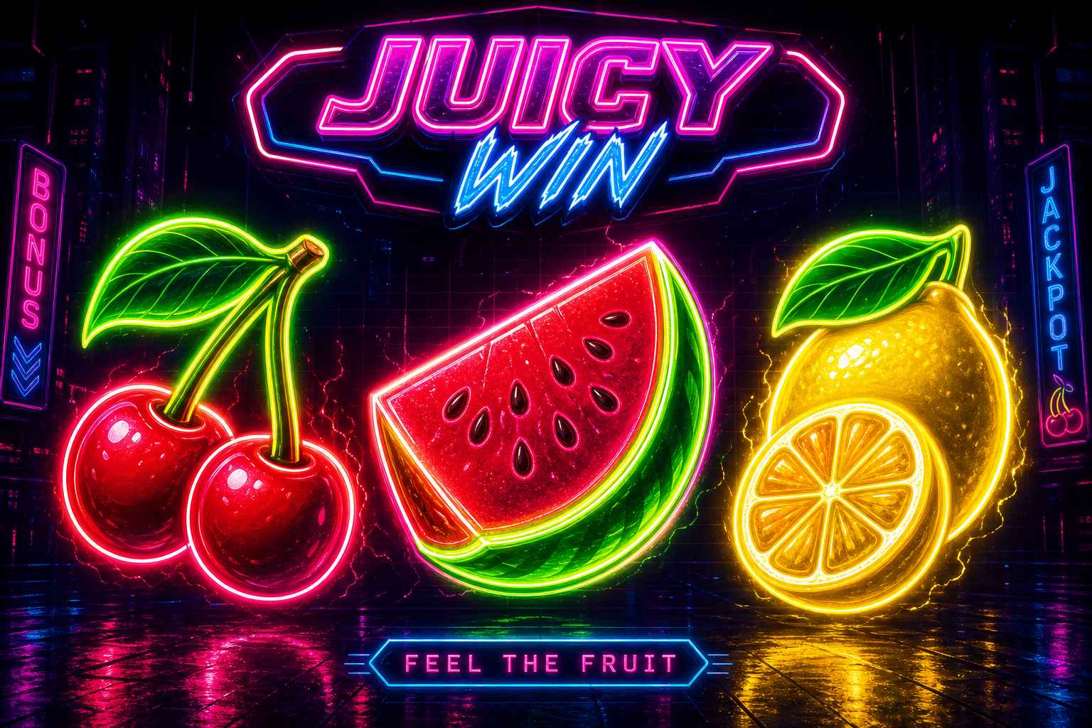 Neon Fruits game