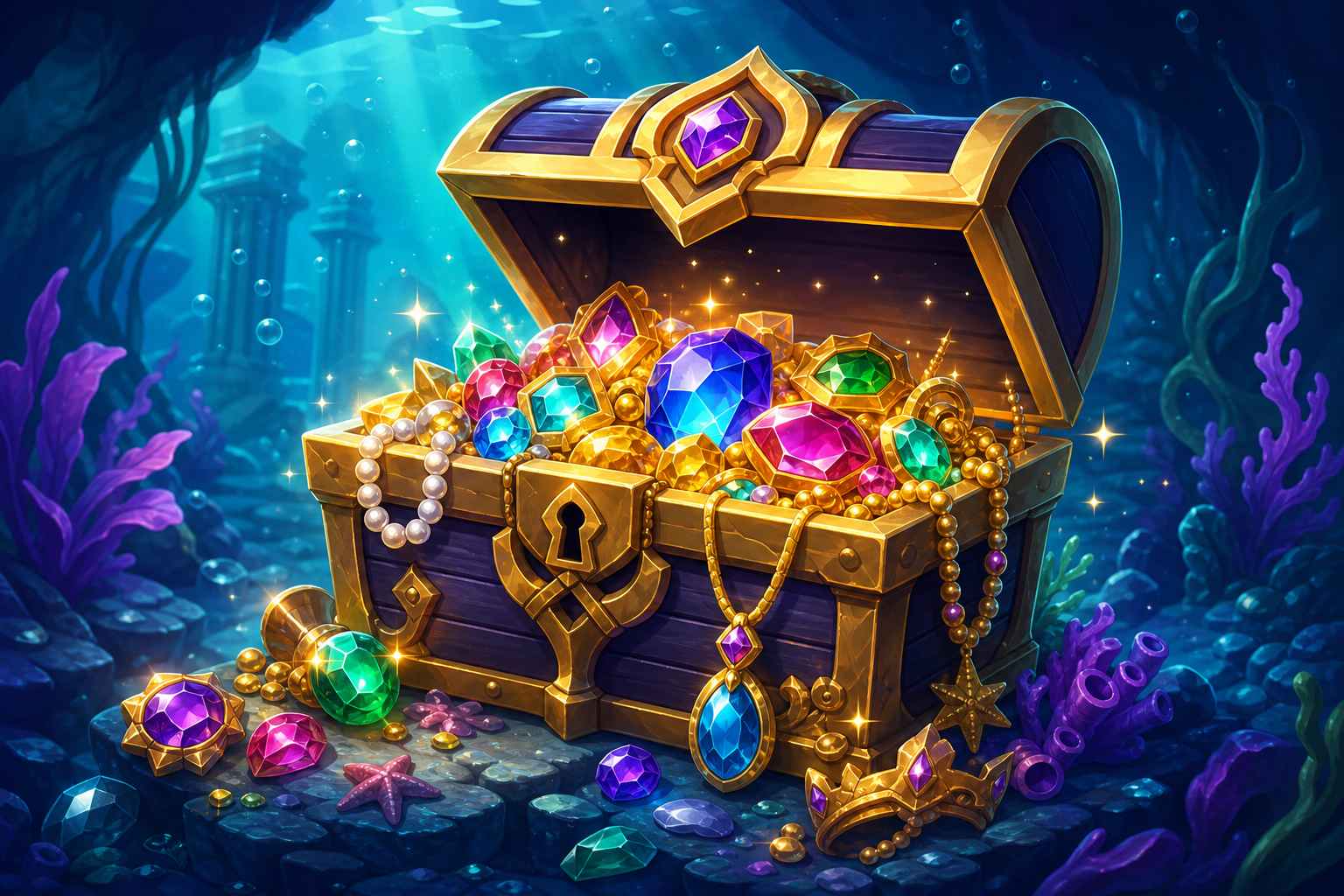 Treasure Reels game
